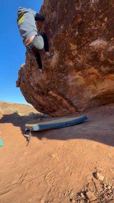 Shoulder Popper v7, Moe's Valley - Beta Video from Rockclimbingcoach
