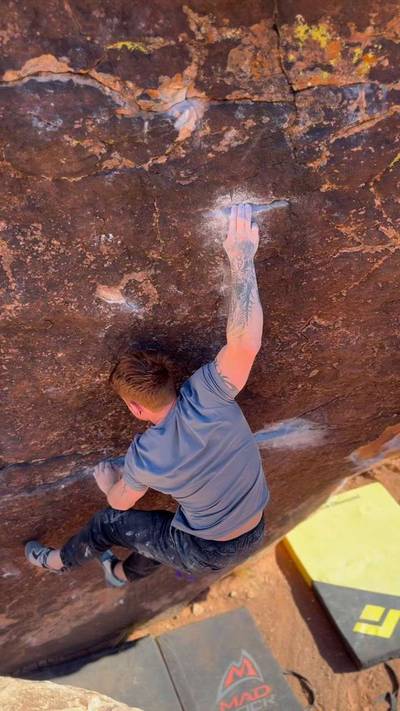 Loose Cannon v9, Moe's Valley - Beta Video from Rockclimbingcoach