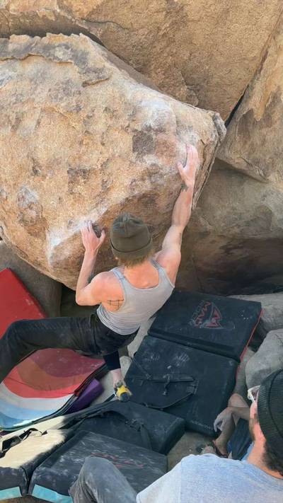 Mulligan Variation v7, Joshua Tree - Beta Video from webbclimbs