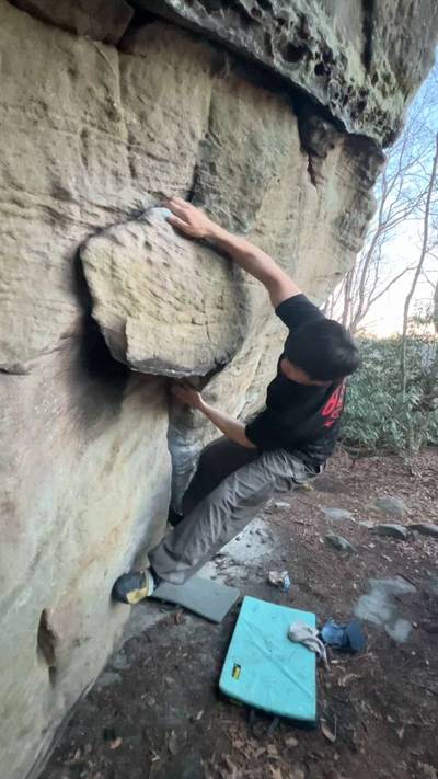George Washington's Nose v4, Coopers Rock - Beta Video from _thechanimal_