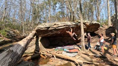 Slurpee v8, Pep Boys - Beta Video from ian.climbs