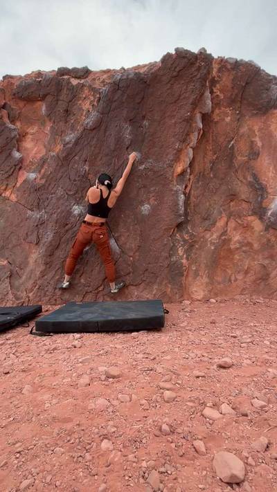 Pearl - Northeast Face Center v2, Red Rock - Beta Video from rosalyn