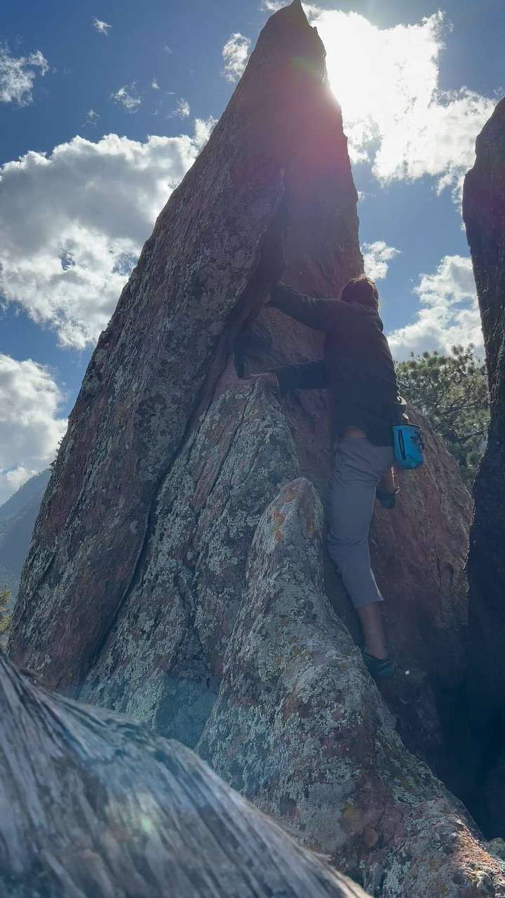 Gap Overhang v2, Flagstaff Mountain, CO - Beta Video from Chris_Ol