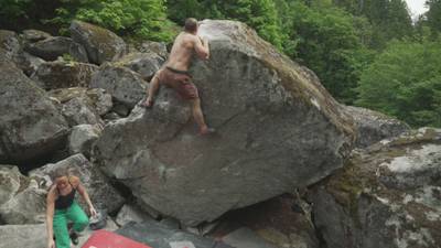 McBerkey v5, Miller River - Beta Video from austinclimbing