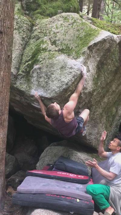 Anubis v7, Squamish - Beta Video from austinclimbing