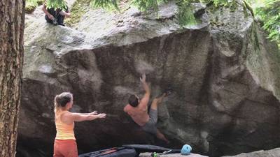 Golden Boy v7, Squamish - Beta Video from austinclimbing