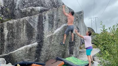Gull Skull v6, Squamish - Beta Video from LukeZimmerman