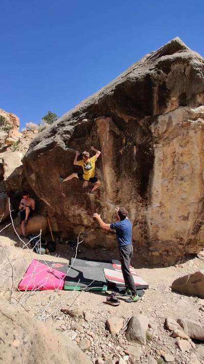 Tang v6, Joe's Valley - Beta Video from Sheldon