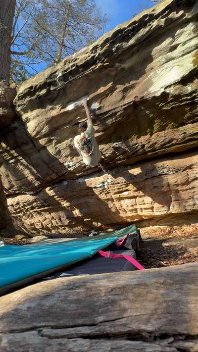 Tomb Raider Roof v7, Coopers Rock - Beta Video from climbinghigh