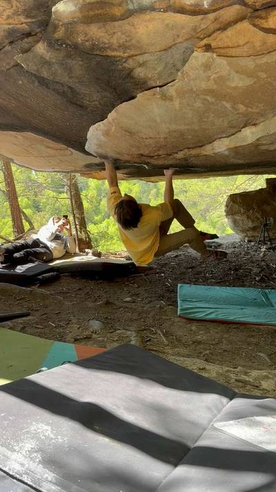 Thomas Pinch-Ons v6, New River Gorge - Beta Video from spooky.sends