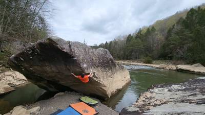 Sand Shark v7, New River Gorge - Beta Video from BrianSuntay