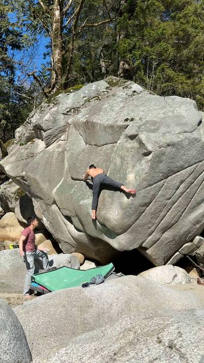 Mr. Smooth aka River Arete v7, Index - Beta Video from cc.climbs.rocks