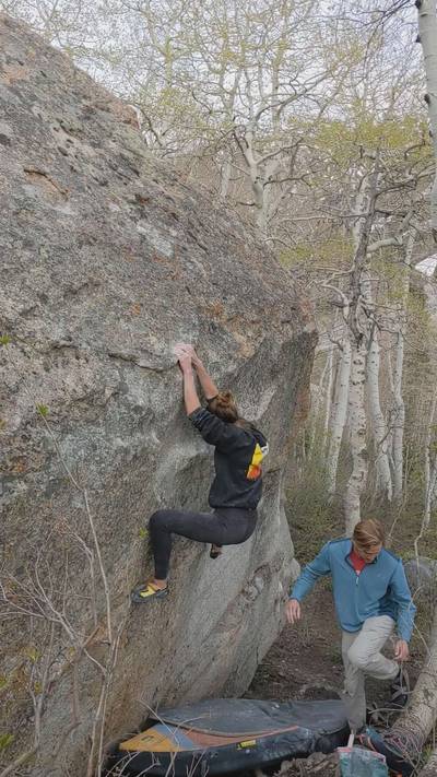 Handsome Blunderstone v5, Little Cottonwood Canyon - Beta Video from CathyG