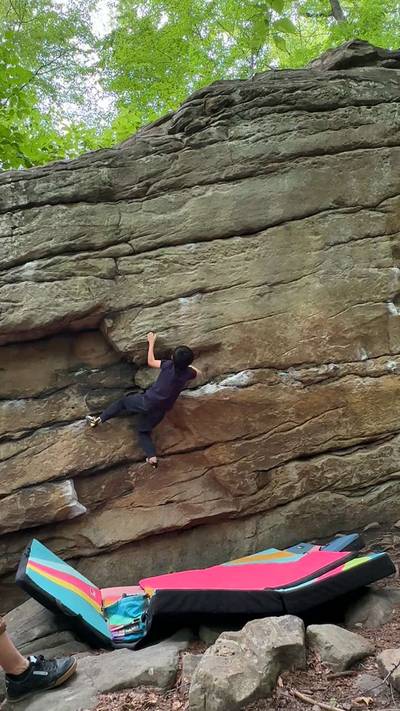 Juggernaut v2, New River Gorge - Beta Video from RyoClimber
