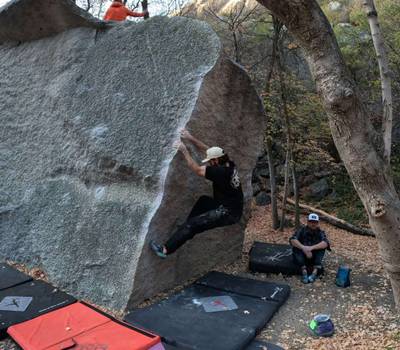 Fat Albert Gang Sit v4, Little Cottonwood Canyon - Beta Video from aubious