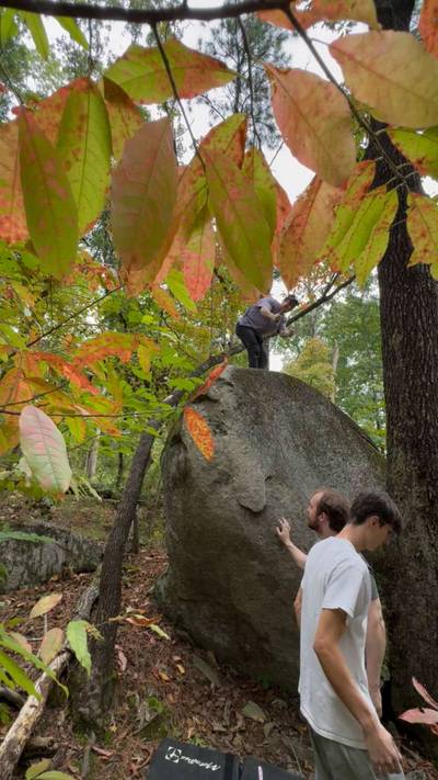 Dogwood Arete v4, Boat Rock - Beta Video from Kannm