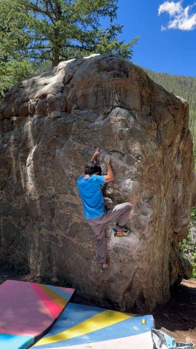 Arete 1 v1, Guanella Pass - Beta Video from RyoClimber