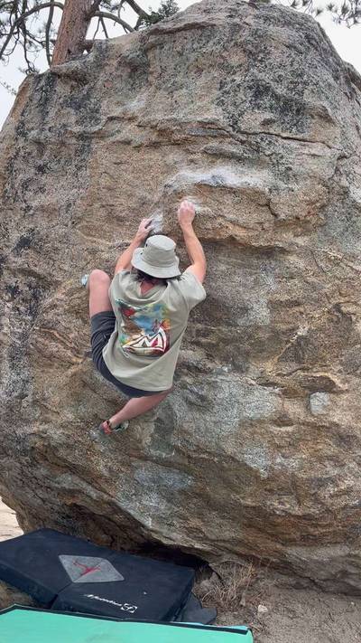 Trailside Tango v4, Tramway - Beta Video from n8climbs