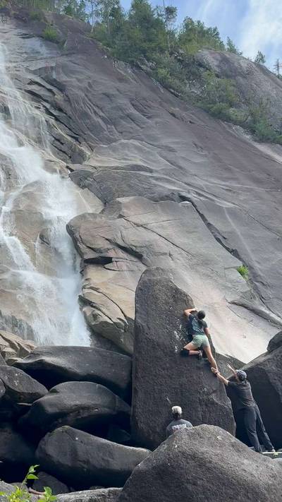 Under the Falls v3, Squamish - Beta Video from Alison.lieu
