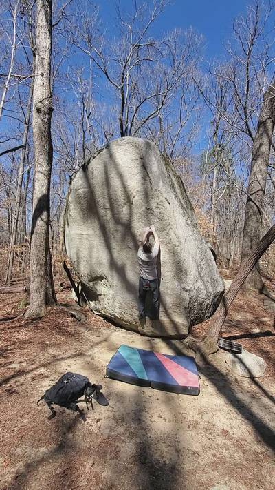 Yellow Wall Arete v4, Boat Rock - Beta Video from JohnMcCauley