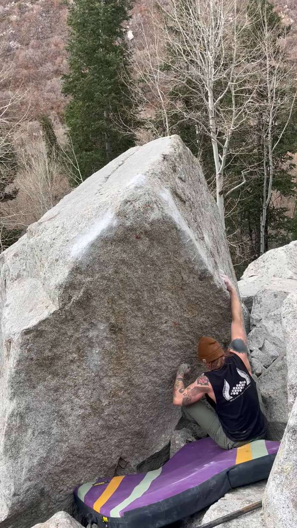 Hogcheck v4, Little Cottonwood Canyon - Beta Video from stonebaby