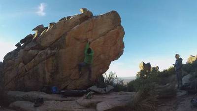Orange Heart v5, Rocklands - Beta Video from seanmorris