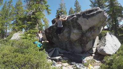 Gunks Left v4, Lake Tahoe - Beta Video from seanmorris