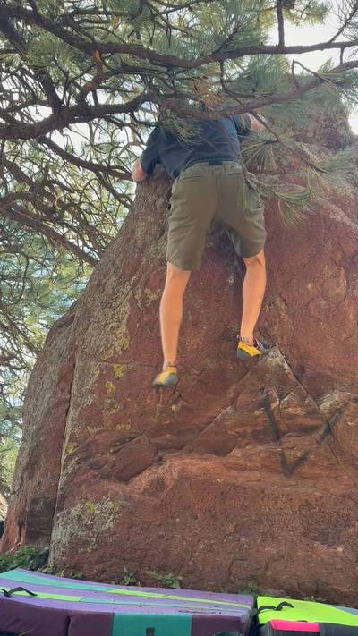 Broken Heart Far Left vB, Flagstaff Mountain, CO - Beta Video from Doubot
