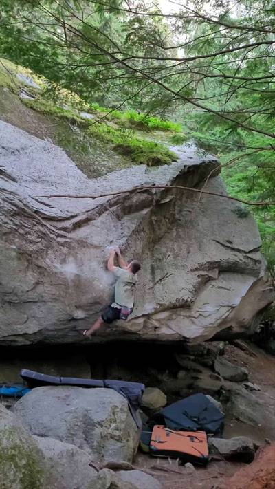 The Bulb v8, Squamish - Beta Video from CarsonClimbs