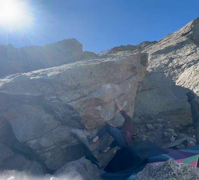 8=D v8, Lincoln Lake - Beta Video from Axelclimbs