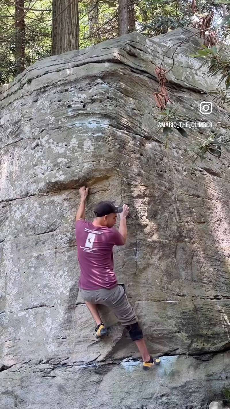Windy Corner v4, Coopers Rock - Beta Video from MarioTheClimber