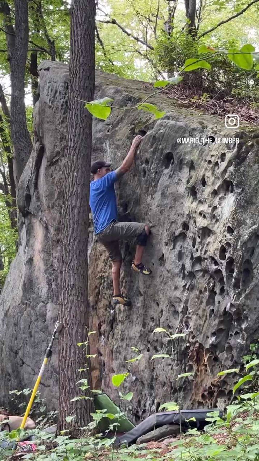 Crimson Crack v2, Coopers Rock - Beta Video from MarioTheClimber