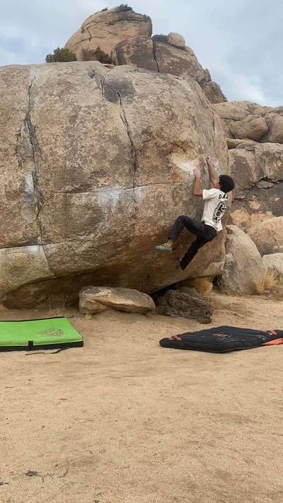 Vicarious v10, Joshua Tree - Beta Video from bren_climb