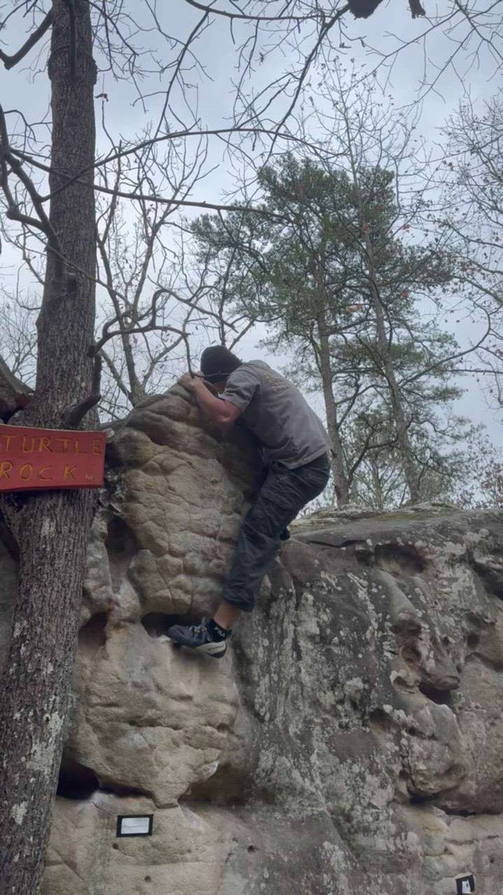 Right Turtle Face v0, Horse Pens 40 - Beta Video from Rickclimbs