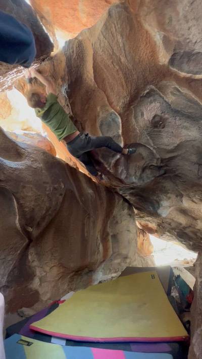 The Flame v11, Hueco Tanks - Beta Video from brenner.rauch