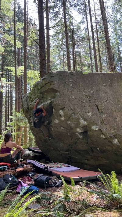 Watersports v5, North Bend - Beta Video from onassisclimbs
