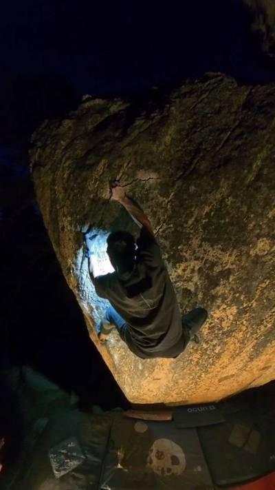 Barefoot Sharma Arete v8, Tramway - Beta Video from Pebble_Ascender