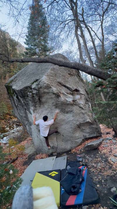 Bronson's Arete v8, Little Cottonwood Canyon - Beta Video from hemaynez