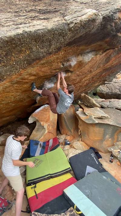 Macho King v10, Rocklands - Beta Video from emil.geisler