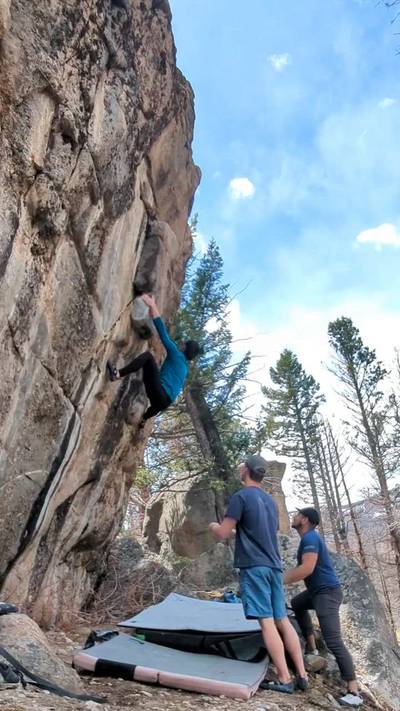 Indian Ladder v5, Poudre Canyon - Beta Video from bmakii