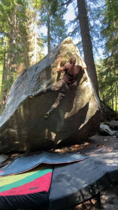 Baby Elephant v5, Stevens Pass - Beta Video from DaBoulderFolder