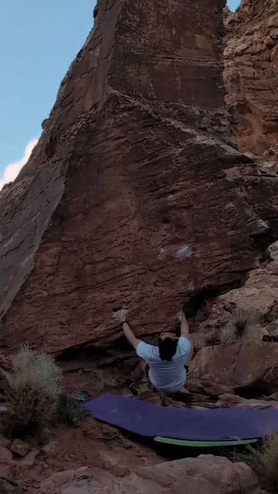 Nautilus v4, Red Rock - Beta Video from Climing
