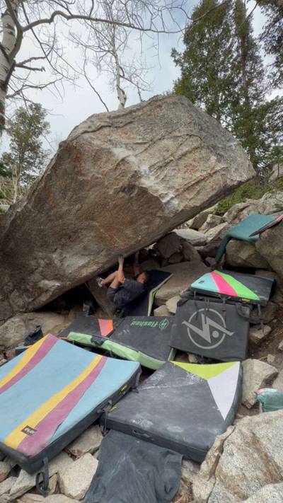 Mangalyaan Low v12, Little Cottonwood Canyon - Beta Video from routesetter