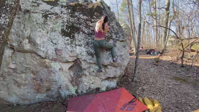 Endo v4, Hospital Boulders - Beta Video from WahineClimbs