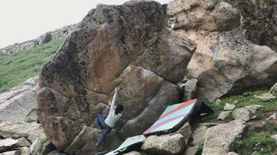 Chalk on Rock v8, Lincoln Lake - Beta Video from jaylin