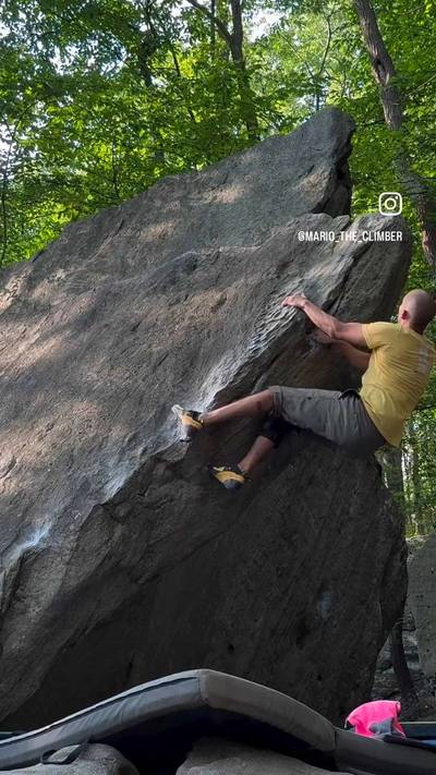 Internet Arête v3, Coopers Rock - Beta Video from MarioTheClimber