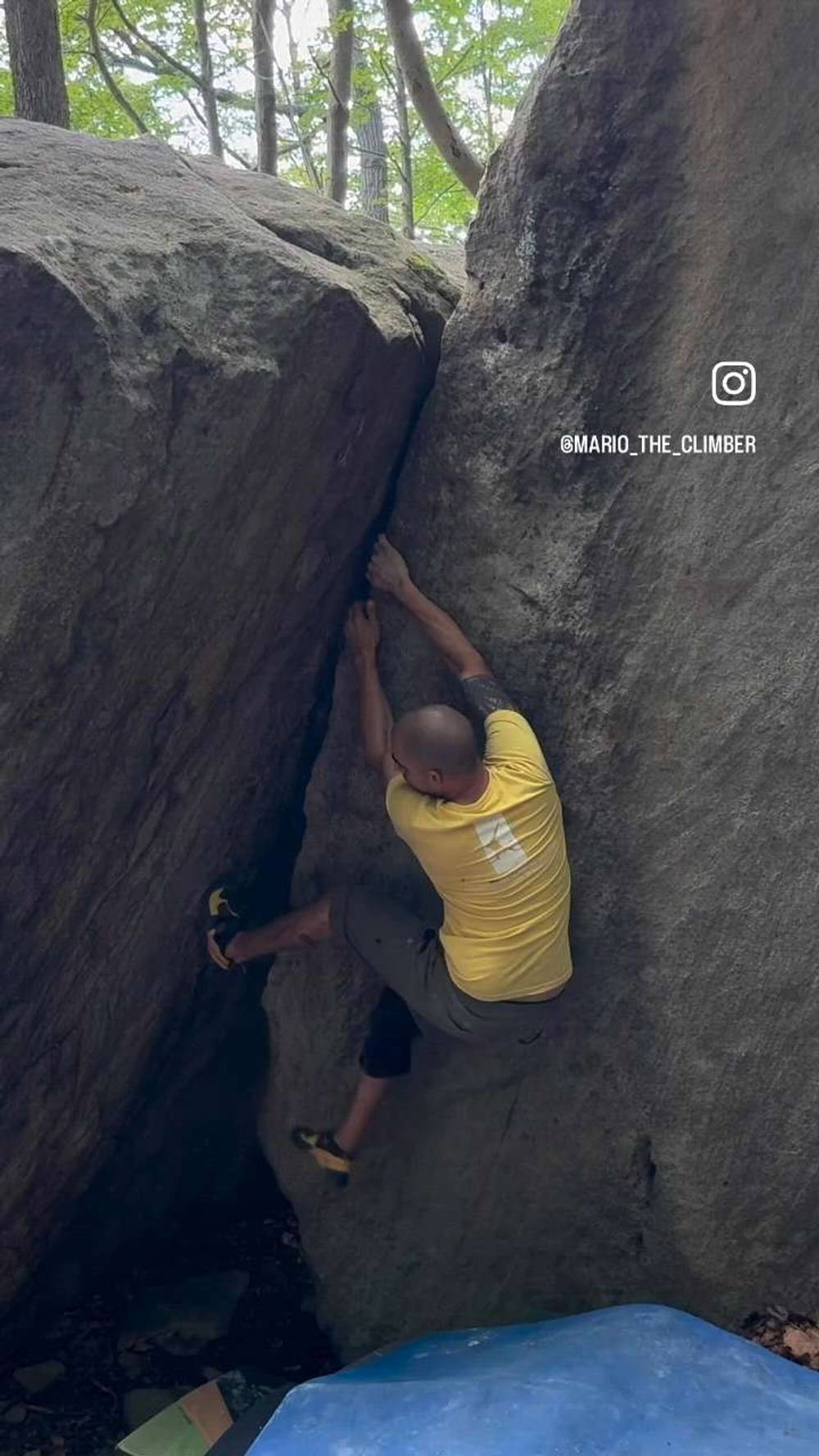 Moby's Crack v2, Coopers Rock - Beta Video from MarioTheClimber