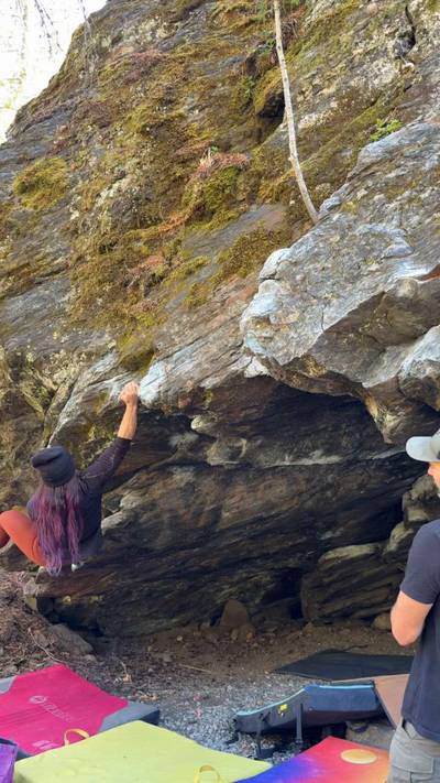 Schist Lip v3, Leavenworth - Beta Video from mountainmarie