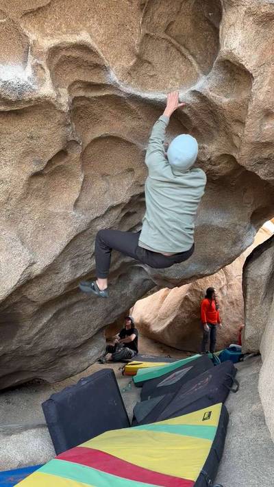 Caveman Finish v3, Joshua Tree - Beta Video from daBoulder