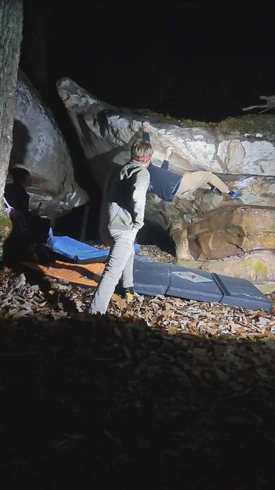 Pittman Arete v5, Hospital Boulders - Beta Video from ericdabomb